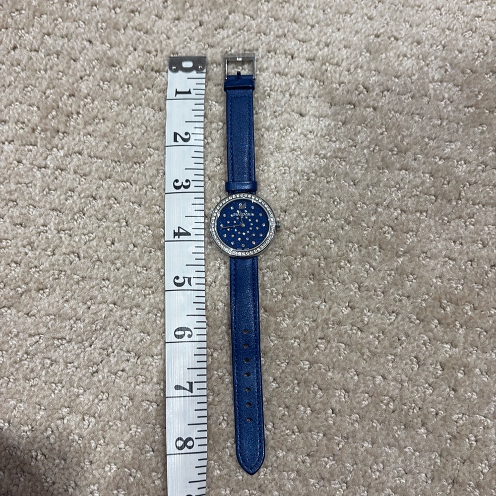 Swarovski Watch Blue with Swarovski Crystals needs battery